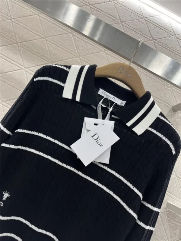 dior lapel knitted long sleeve - Replica Dior