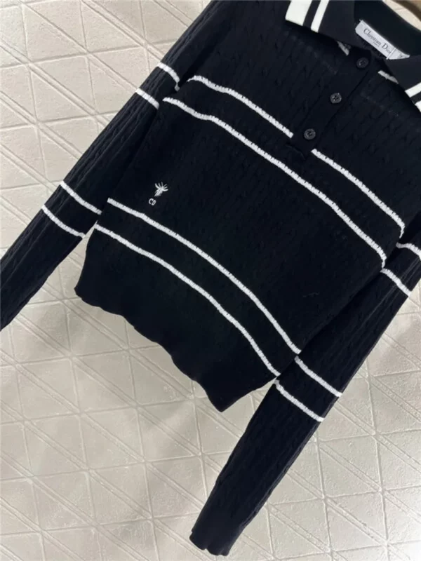 dior lapel knitted long sleeve - Replica Dior