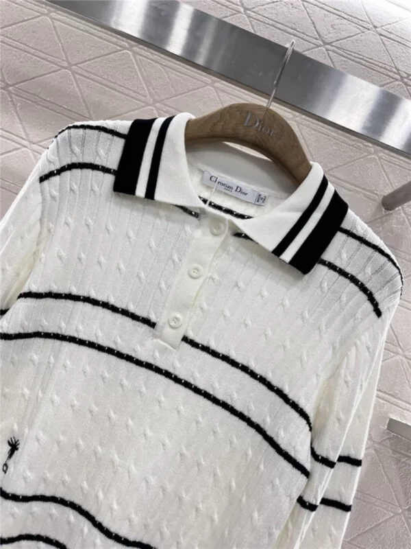 dior lapel knitted long sleeve - Replica Dior