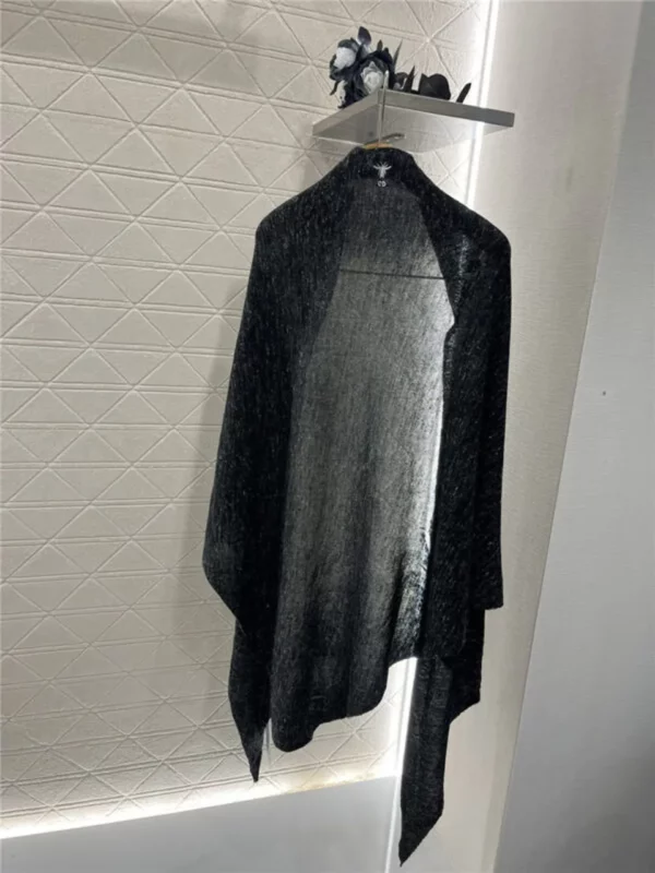 Dior wool knitted shawl - Replica Dior