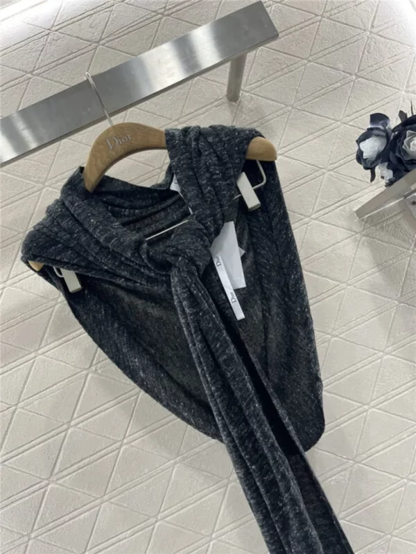 Dior wool knitted shawl - Replica Dior