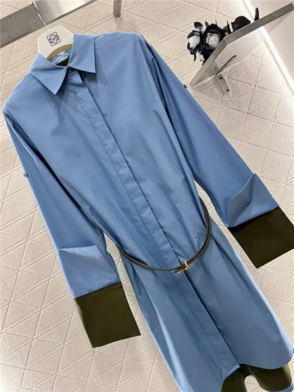 loewe belted shirt dress - designer replica website