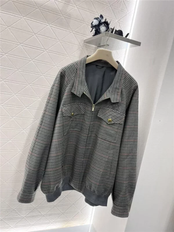 miumiu wool plaid jacket - designer replica website