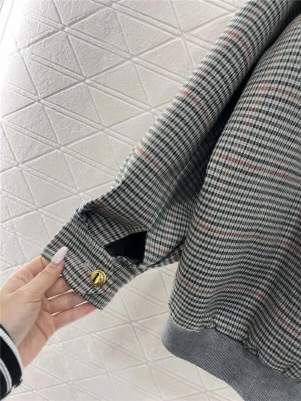 miumiu wool plaid jacket - designer replica website