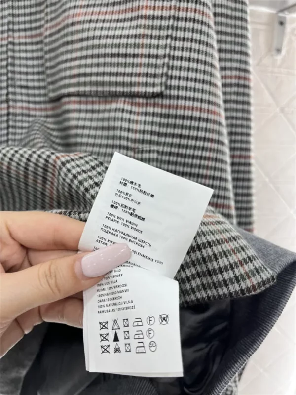 miumiu wool plaid jacket - designer replica website