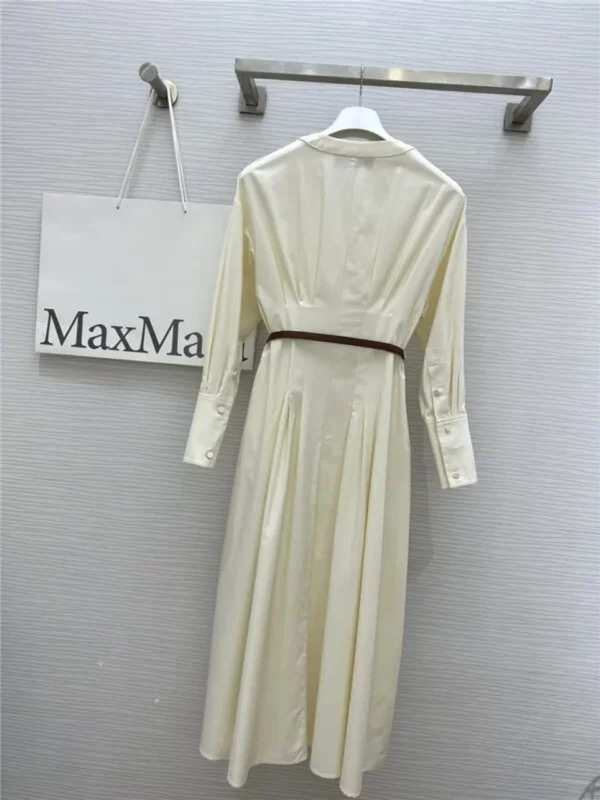 MaxMara Minimalist Long Sleeve Dress - designer replica website