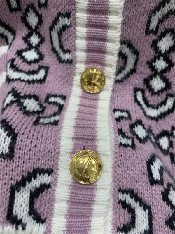 gucci v neck knitted cardigan - Gucci replica