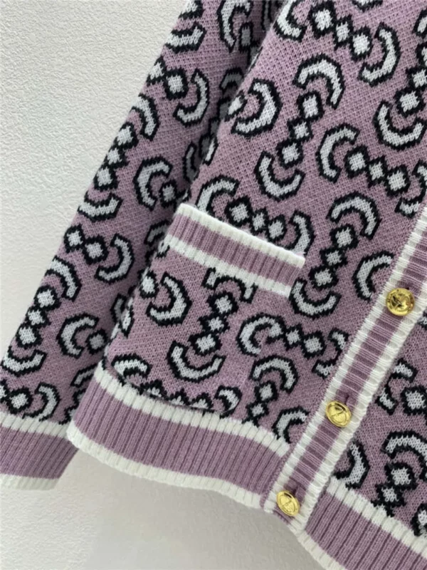 gucci crew neck knitted cardigan - Gucci replica