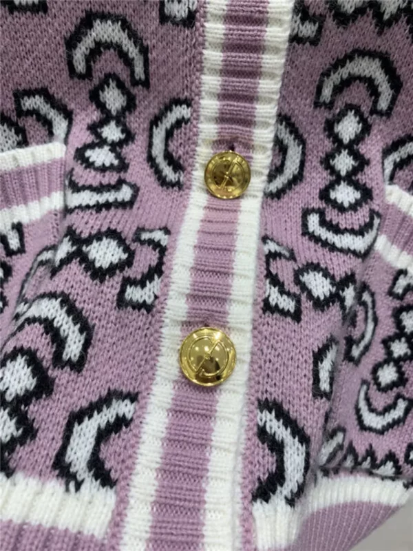 gucci crew neck knitted cardigan - Gucci replica