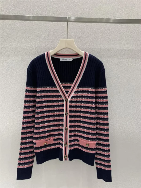 Dior v neck knitted cardigan - Replica Dior