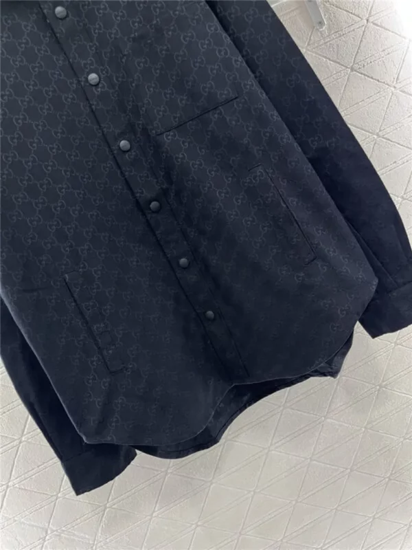 gucci jacquard shirt jacket - Gucci replica