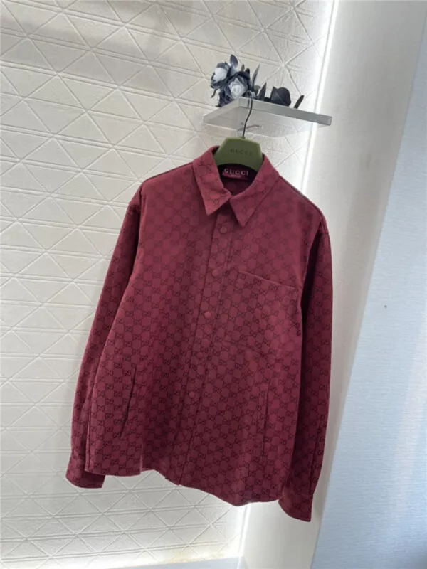 gucci jacquard shirt jacket - Gucci replica