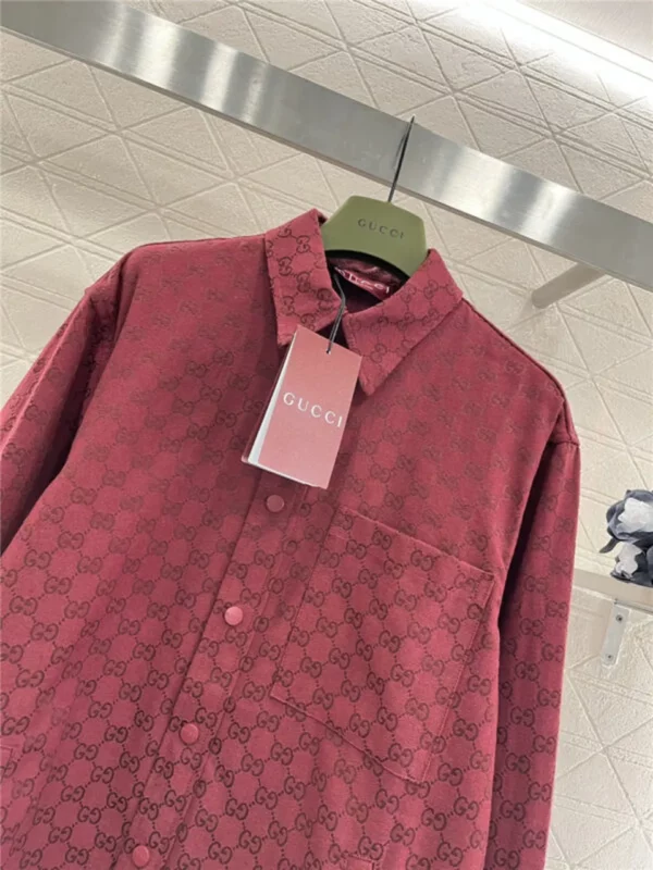 gucci jacquard shirt jacket - Gucci replica