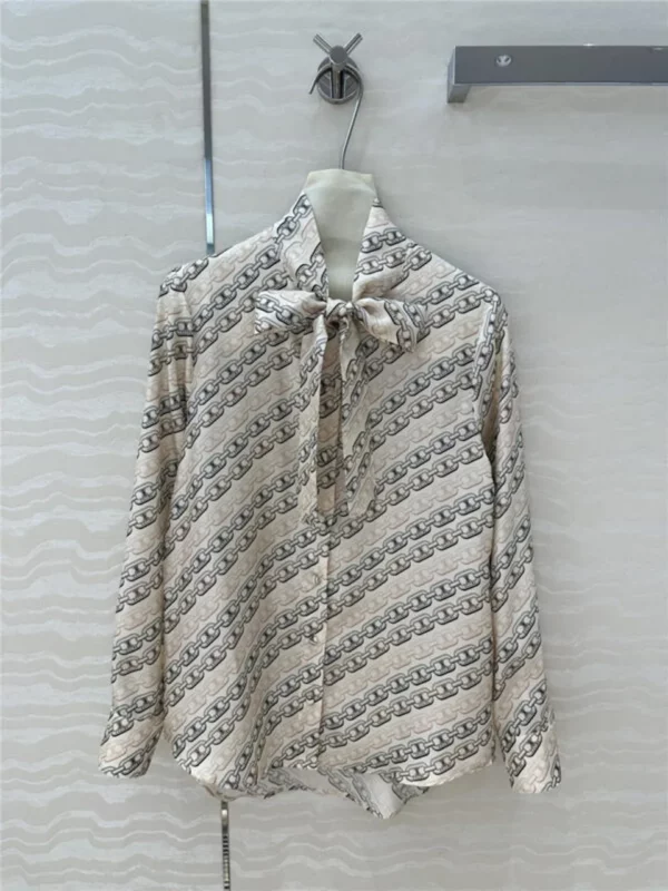 celine printed silk shirt - aaa replica clothes