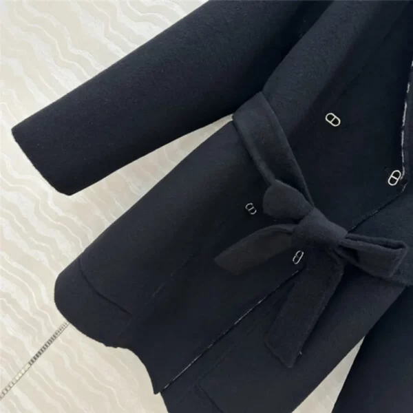 Hermes cashmere jacquard coat - aaa replica clothes