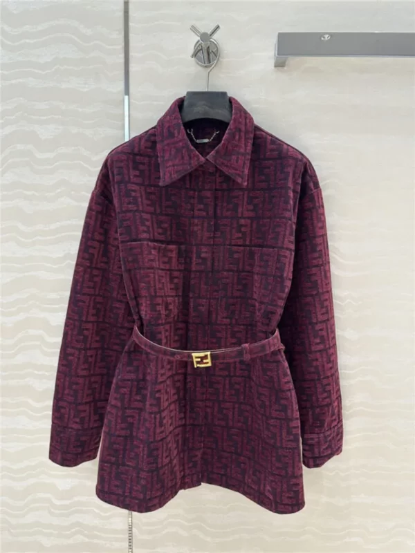 fendi monogram jacket - aaa replica clothes