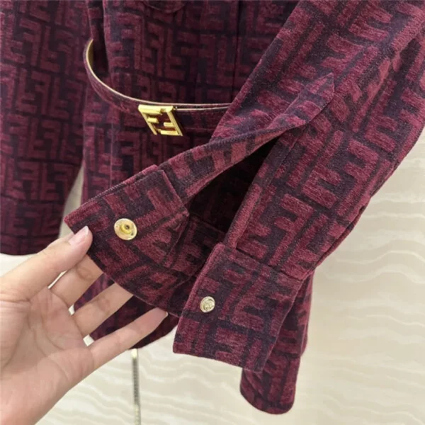 fendi monogram jacket - aaa replica clothes