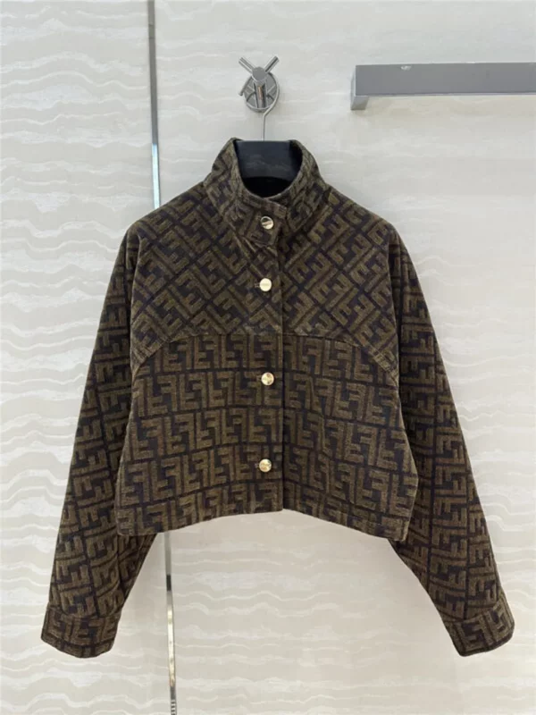 Fendi monogram jacket small coat - aaa replica clothes