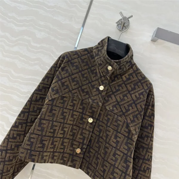 Fendi monogram jacket small coat - aaa replica clothes