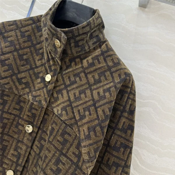 Fendi monogram jacket small coat - aaa replica clothes