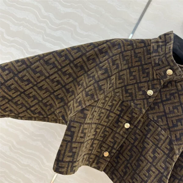 Fendi monogram jacket small coat - aaa replica clothes