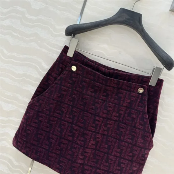 Fendi monogram skirt - aaa replica clothes