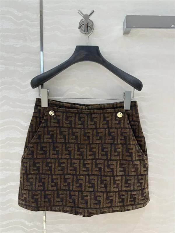 Fendi monogram skirt - aaa replica clothes