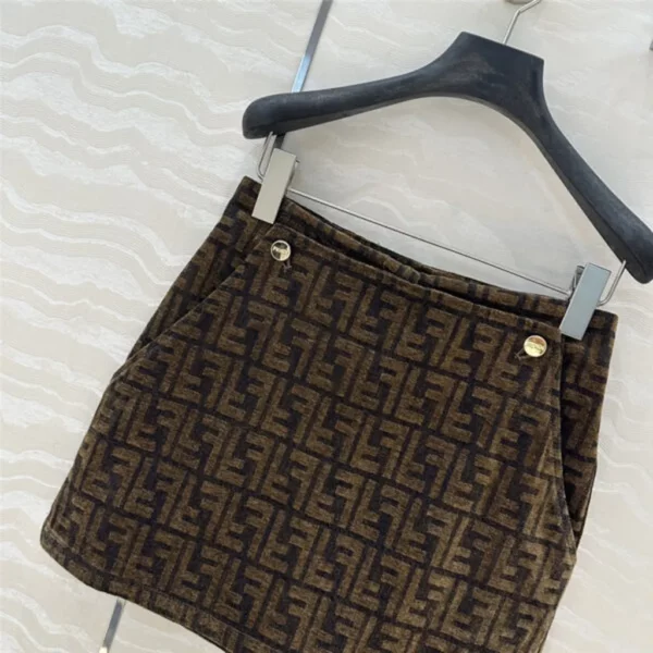 Fendi monogram skirt - aaa replica clothes