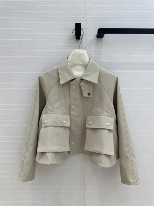 loewe khaki trench coat - aaa replica clothes