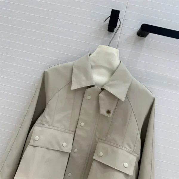 loewe khaki trench coat - aaa replica clothes