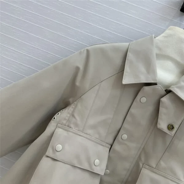 loewe khaki trench coat - aaa replica clothes