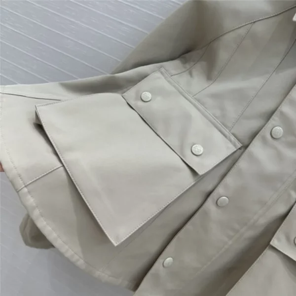 loewe khaki trench coat - aaa replica clothes