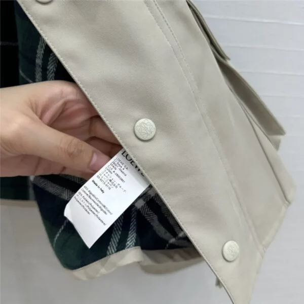 loewe khaki trench coat - aaa replica clothes