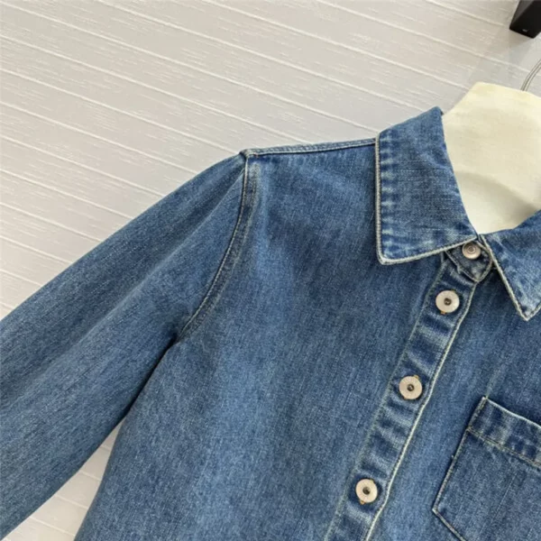 loewe denim shirt jacket - aaa replica clothes