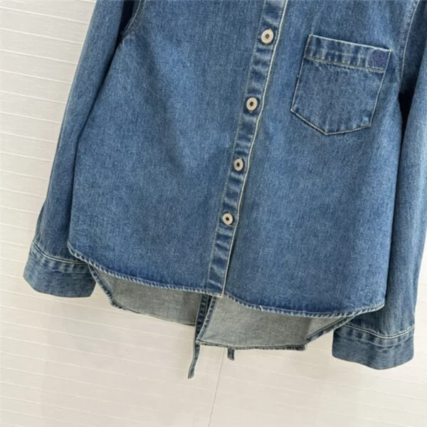 loewe denim shirt jacket - aaa replica clothes