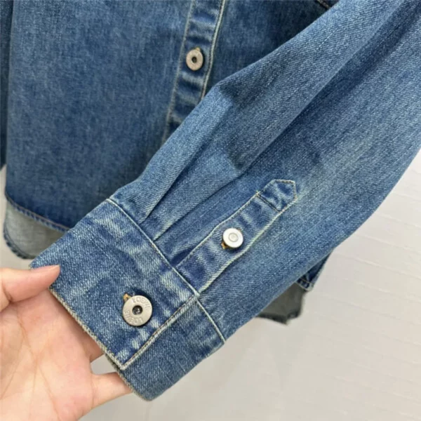 loewe denim shirt jacket - aaa replica clothes