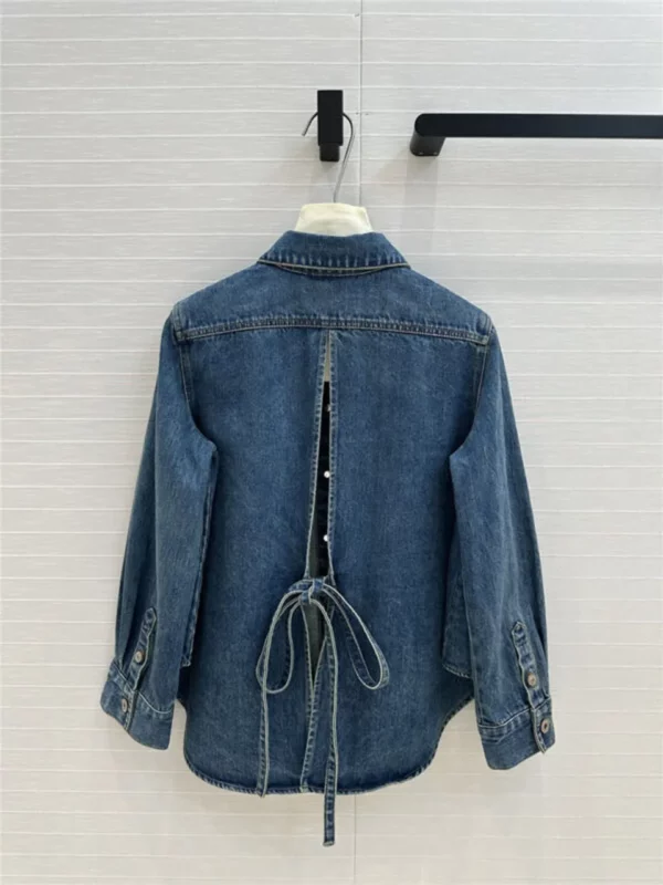 loewe denim shirt jacket - aaa replica clothes