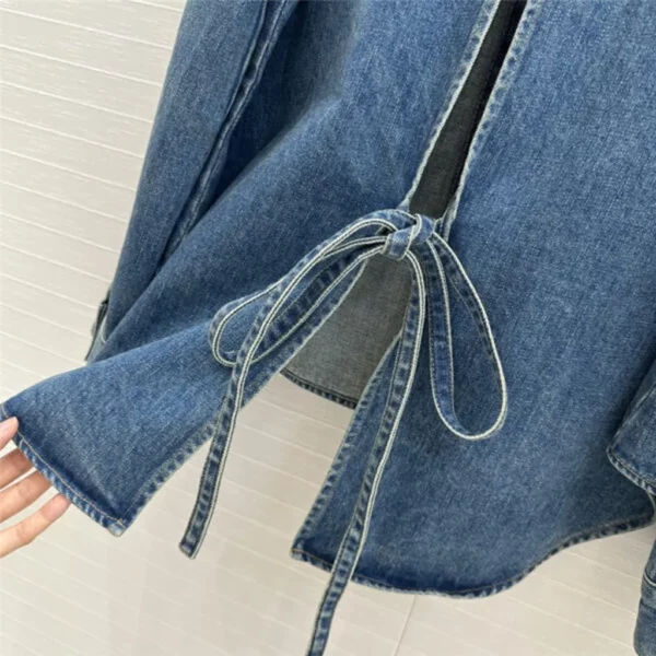 loewe denim shirt jacket - aaa replica clothes