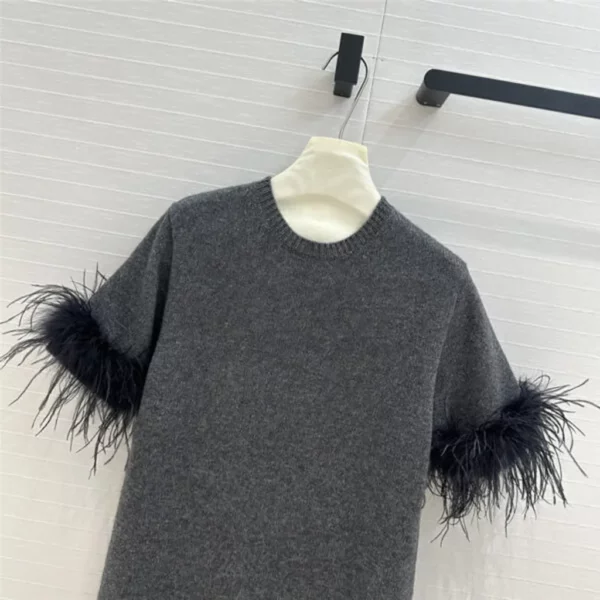 valentino grey short sleeve sweater - aaa replica clothes