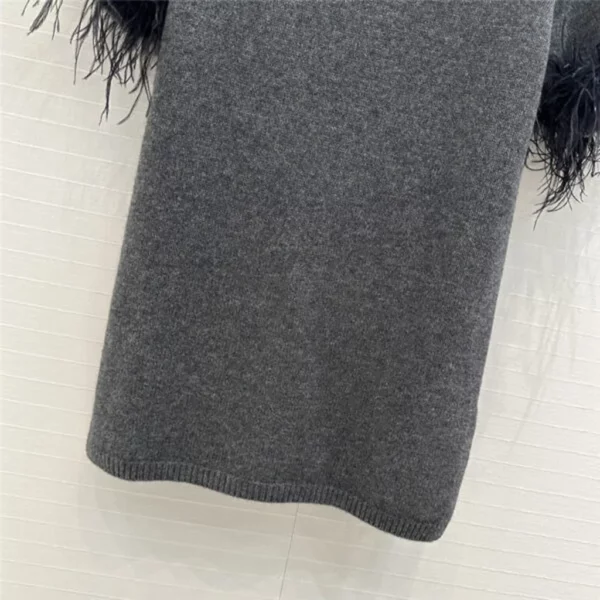 valentino grey short sleeve sweater - aaa replica clothes