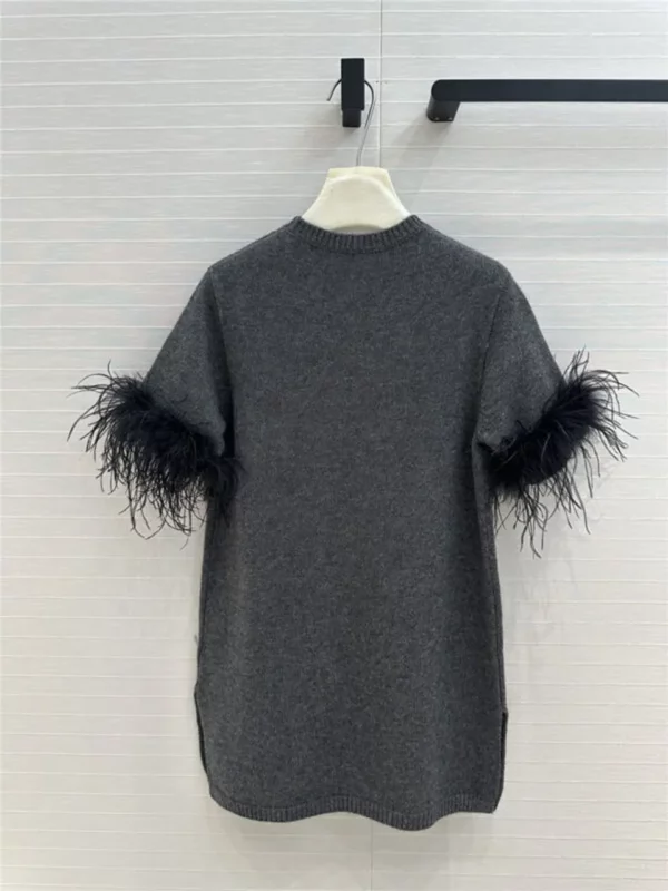 valentino grey short sleeve sweater - aaa replica clothes