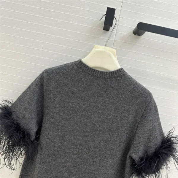 valentino grey short sleeve sweater - aaa replica clothes