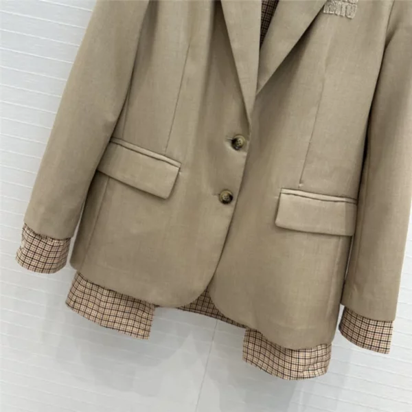 miumiu fake two piece suit jacket - aaa replica clothes