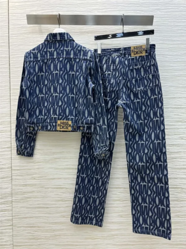 dior denim suit - Replica Dior