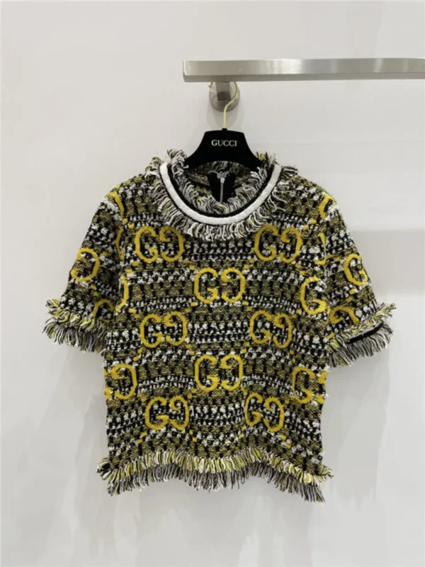 gucci Double G jacquard crew neck sweater - Gucci replica