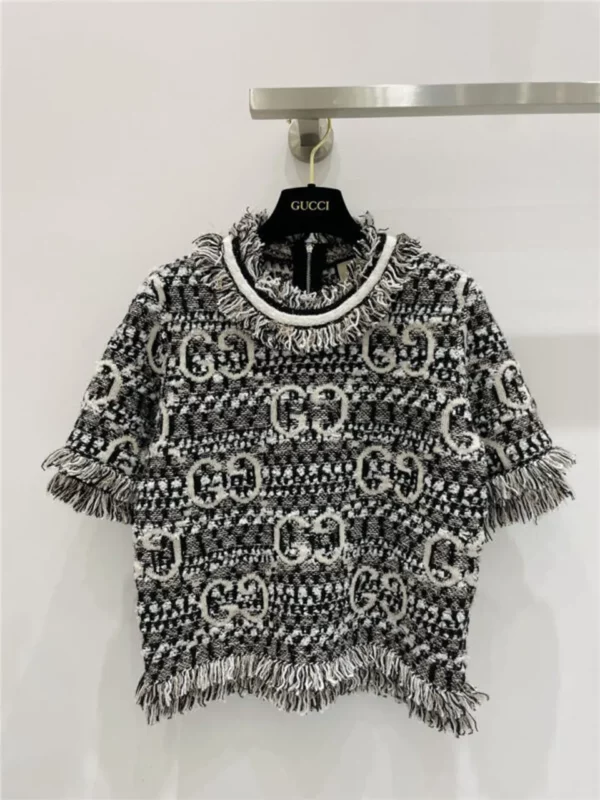 gucci Double G jacquard crew neck sweater - Gucci replica