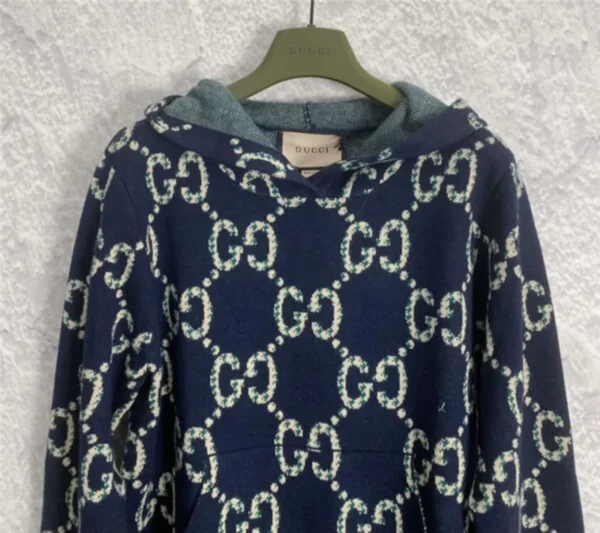 gucci hooded long sleeve sweater - Gucci replica