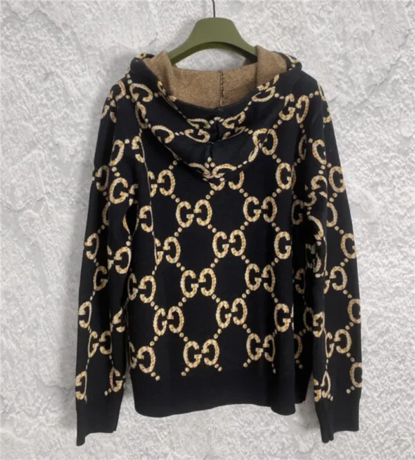 gucci hooded long sleeve sweater - Gucci replica