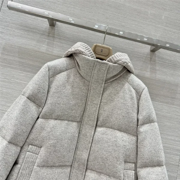 loro piana wool and cashmere down jacket