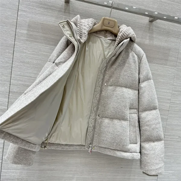 loro piana wool and cashmere down jacket